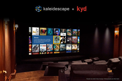 Kaleidescape, Maker of the Ultimate Movie Player, Partners with Keith Yates Design, the Preeminent Home Theater Acoustic Designer