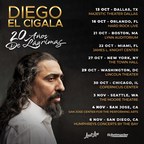 DIEGO EL CIGALA ANNOUNCES NEW U.S. TOUR 20 AÑOS DE LÁGRIMAS