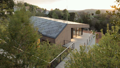 A SunStyle Solar Solar Roof on a Residential Property / Photo credit: SunStyle®