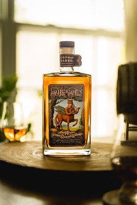 The spirit animal on the Fable & Folly label is a hybrid of the signature creatures of each of the three whiskeys from which this blend is made: a stag, a hummingbird and a fox. Photo Credit: Miguel Buencamino of @HolyCityHandcraft.