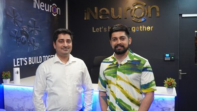 Sudhanshu Kumar, Founder, iNeuron and Hitesh Chaudhary, CTO, iNeuron