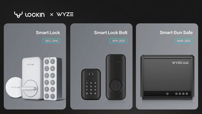 Co-branded products of Lockin and Wyze