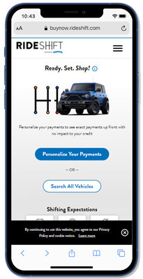 RideShift is Capital Ford’s new fully online car buying solutions