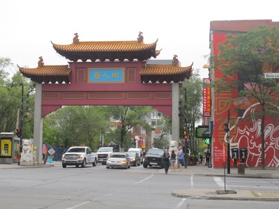 Quartier chinois de Montral, intersection des boulevards Saint-Laurent et Ren-Lvesque (Groupe CNW/Office de consultation publique de Montral)