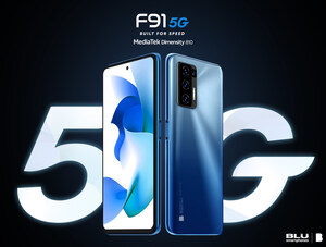 BLU Products Announces its First 5G Smartphone; Meet the New F91 5G, Built for Speed at An Accessible Price-point for All to Enjoy.