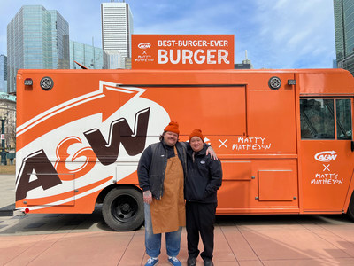 World-renowned Canadian chef Matty Matheson has joined forces with A&W Canada for an epic burger collaboration. (CNW Group/A&W Food Services of Canada Inc.)