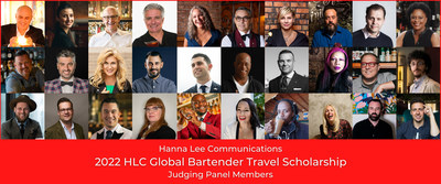 Judging Panel Members for 2022 HLC Global Bartender Travel Scholarship by Hanna Lee Communications