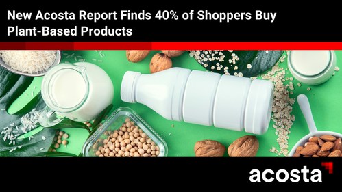 A new report from Acosta spotlights consumers’ rising interest in plant-based meat and dairy alternatives.