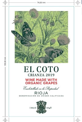 El Coto Crianza 2019 Made from Organic Grapes