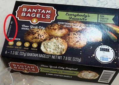 Affected product shows BB (best by) JUN/10/2023 on the left side of the carton. (PRNewsfoto/Bantam Bagels LLC)