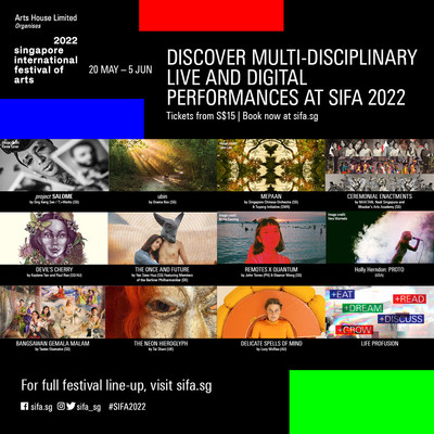 Returning from 20 May, the Singapore International Festival of Arts 2022 features programmes spanning across physical and digital spaces; with a new virtual venue, Life Profusion. (PRNewsfoto/Arts House Limited (AHL))