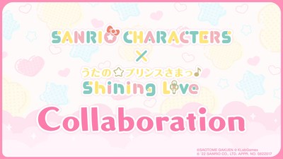 KLab Inc., a leader in online mobile games, together with BROCCOLI Co., Ltd., announced that the smartphone rhythm game Utano☆Princesama Shining Live announced a special collaboration featuring the Sanrio Characters. In addition, the game has reached a combined 6 Million downloads worldwide and kicked off a series of exclusive events starting Monday, April 18, 2022.