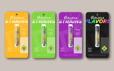 Dabulous Strains and Dabulous Flavors high potency distillates. (CNW Group/YourWay Cannabis Brands)