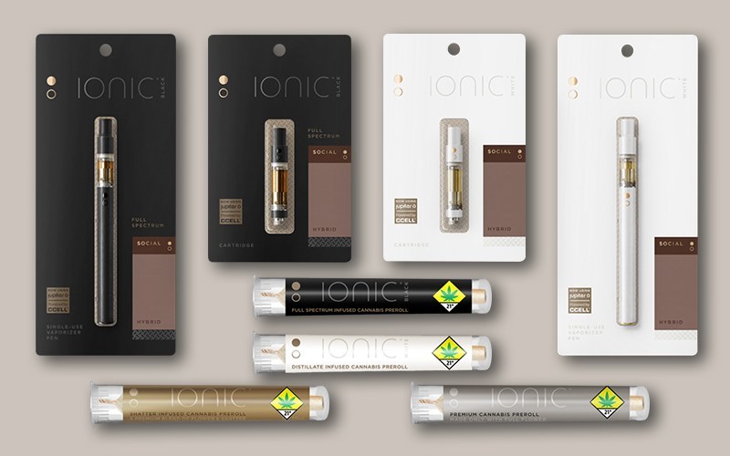 Ionic Single Use Vaporizer, Cartridge and Pre Rolls (CNW Group/YourWay Cannabis Brands)