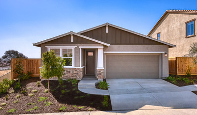 The Peridot plan is available at both of Richmond American’s new communities in Roseville, California