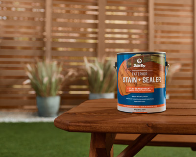 The all-new Dutch Boy® Exterior Stain + Sealer applies easily and repels rain quickly - within just four hours of application - so homeowners can enjoy their outdoor spaces sooner.