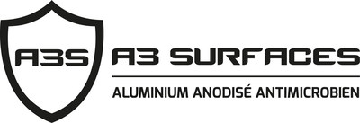 Commercialisation de l'aluminium anodis antimicrobien en Europe (Groupe CNW/A3 Surfaces)