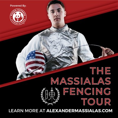 Three-time US Olympic Fencer Alexander Massialas partners with Panda Express® on National Fencing Tour.