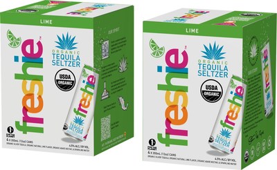 Freshie is the world's first and only organic, sustainably produced tequila seltzer