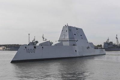 U.S. Navy photo of USS Zumwalt (DDG 1000)
