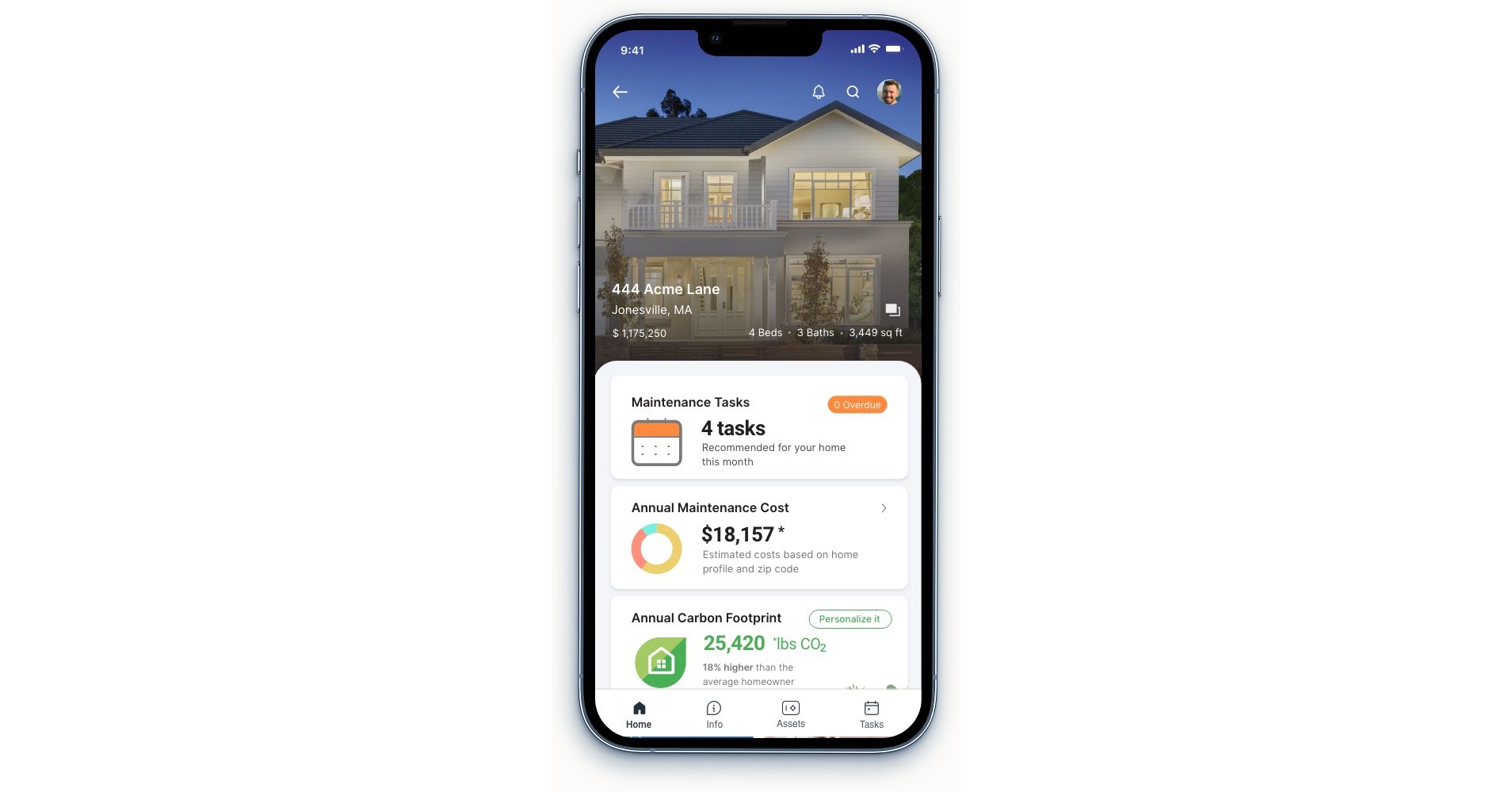 Dwellin Shows Homeowners Annual Home Maintenance Costs and Carbon Footprint in One, Easy-to-use Mobile App