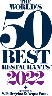 The logo of the 50 best restaurants in the world 2022 