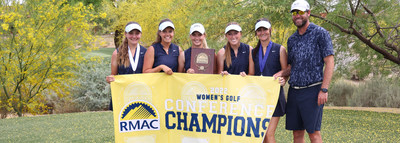 Colorado Christian University (CCU) cruised to an eight-stroke victory Tuesday, April 19, at the Rocky Mountain Athletic Conference Women’s Golf Championships at Whirlwind Golf Club at Wildhorse Pass in Chandler, Ariz. It was the program’s first RMAC title.