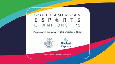 La Global Esports Federation (GEF) organizará el primer Campeonato Sudamericano de Esports en paralelo con los Juegos Suramericanos de 2022, en Asunción, Paraguay, del 2 al 3 de octubre de 2022. (PRNewsfoto/Global Esports Federation)