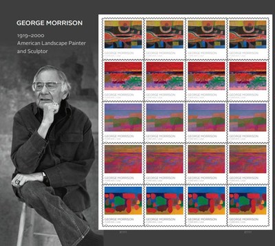 USPS Honors Native American Modernist Artist George Morrison