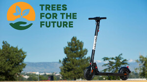 Dallas Based E-scooter company GOTRAX Partners with Trees For the Future (Trees.Org) for A More Sustainable Future