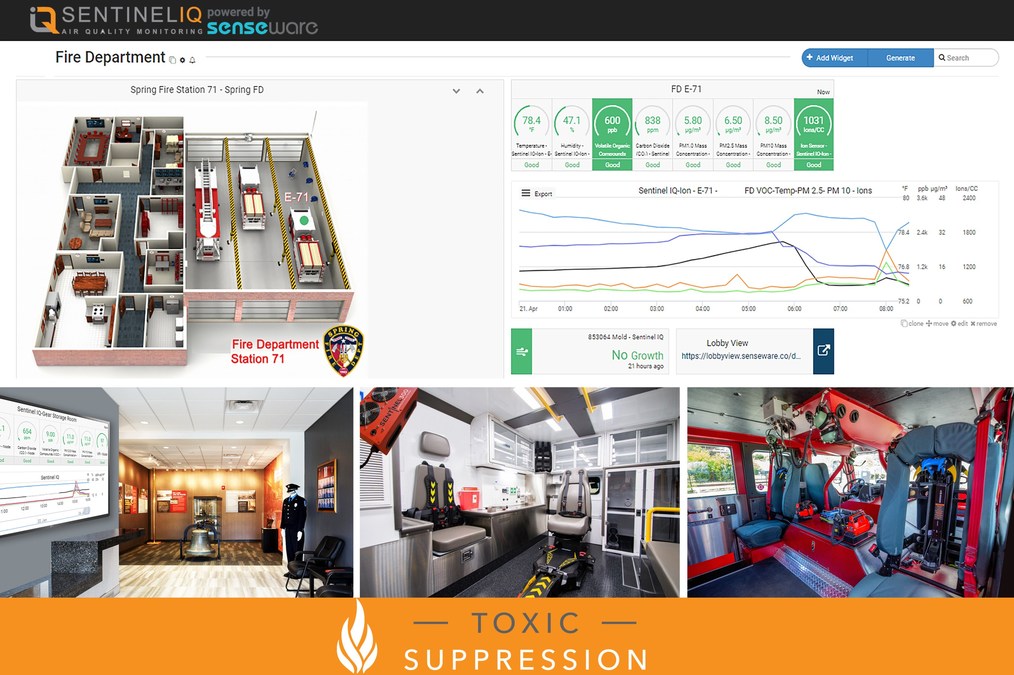 Toxic Suppression, LLC has partnered with Senseware to offer the first monitoring system specifically designed to track and alert First Responders to the threats of airborne contaminants - Vimarsana News