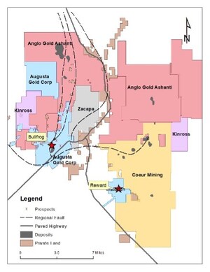 AUGUSTA GOLD ACQUIRES FULLY PERMITTED LOW-COST HEAP LEACH GOLD PROJECT SEVEN MILES FROM ITS BULLFROG PROJECT IN NEVADA