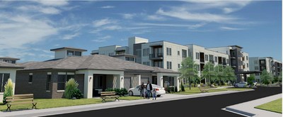 Avenida Carrollton will offer 155 market-rate rental apartment homes consisting of one- and two-bedroom floorplans, as well as 48 duplex and triplex cottages.