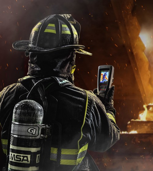 MSA Safety will be showcasing the power of connected technology at this year’s Fire Department Instructor’s Conference (FDIC) in Indianapolis. Pictured is a firefighter holding MSA’s LUNAR™ Connected Device, one of the Connected Firefighter products being featured at this year’s show.