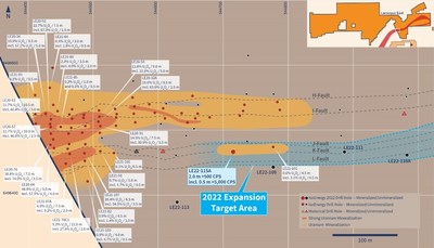 Figure 3 - Hurricane Zone Drill Hole Location Map (CNW Group/IsoEnergy Ltd.)