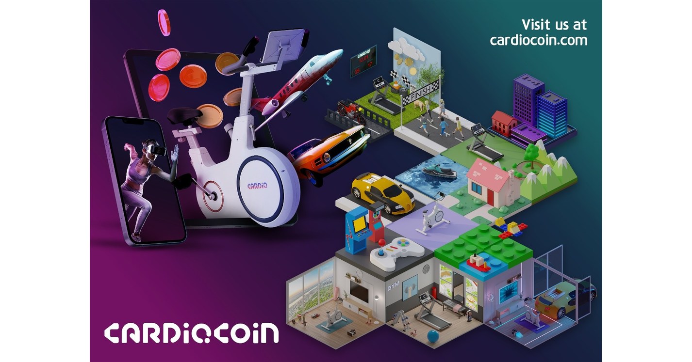 CARDIOCOIN COMBINES MOVE & PLAY-TO-EARN FOR GLOBAL 500 MILLION FITNESS USER MARKET TO BRIDGE REAL & METAVERSE FITNESS
