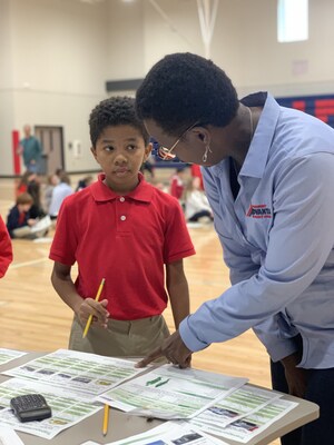 The North Carolina Leadership Academy's middle school students learn the Reality of Money