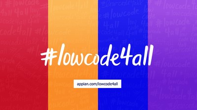 #lowcode4all is a program focused on providing access to low-code education and certification to drive career advancement and opportunity for the next generation of low-code developers. The free program guides eligible participants through a clear path to learn low-code technology and complete their Appian Certified Associate Developer exam. (PRNewsFoto/Appian)