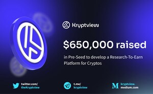 Kryptview Raises $650,000 in Pre-Seed to Develop a Community-Driven Crypto Research Platform.