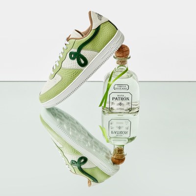 The limited-edition PATRÓN x John Geiger GF-01 sneakers are dropping on 5/5 at 5PM EST on johngeigerco.com.