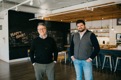 Later Co-Founder and President, Roger Patterson (left) and Mavrck Co-Founder and CEO, Lyle Stevens (right). Photo credit: Eric Wong