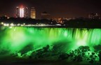 Niagara Falls and the Helmsley Building Shine Green for World Lyme Day