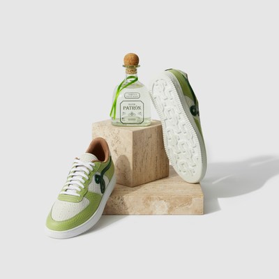The limited-edition PATRÓN x John Geiger GF-01 sneakers are dropping on 5/5 at 5PM EST on johngeigerco.com.
