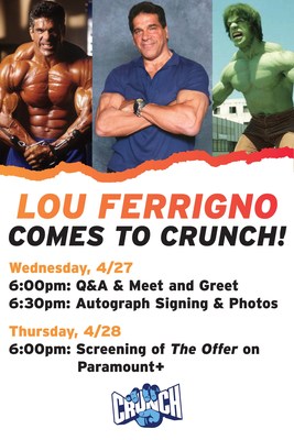 LOU FERRIGNO "THE HULK" attends Crunch Fitness Pre-Opening Party