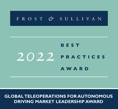 2022 Global Teleoperations for Autonomous Driving Market Leadership Award