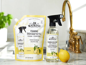 J.R. WATKINS LAUNCHES NEW FOAMING DISH SOAP INTO TARGET STORES