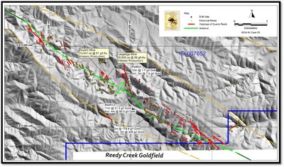 Figure 1 – Reedy Creek Target, Providence Project (CNW Group/Fosterville South Exploration Ltd.)