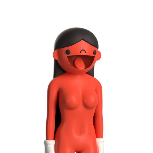 'Red Girl' rendering