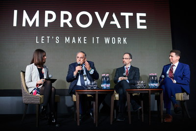 Professor Ze’ev Rotstein, former head of both Hadassah Medical Center and the Sheba Medical Center who is a member of the IMPROVATE board, Professor Ran Balicer, Clalit’s Chief Innovation Officer and Professor Eyal Zimlichman, Chief Innovation and Transformation Officer at Sheba Medical Center (PRNewsfoto/IMPROVATE)