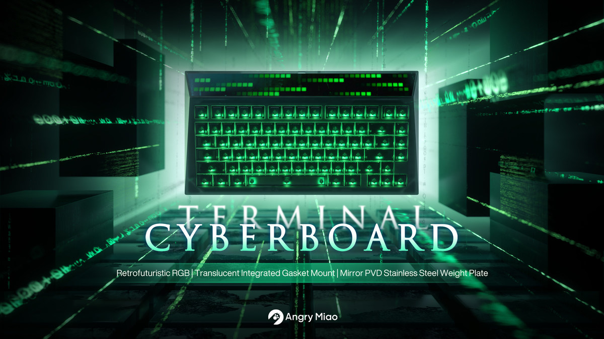 Angry Miao launches CYBERBOARD Terminal with the world's first translucent integrated Gasket Mount - Vimarsana News
